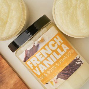 French Vanilla Hand Body Body Scrub 8oz